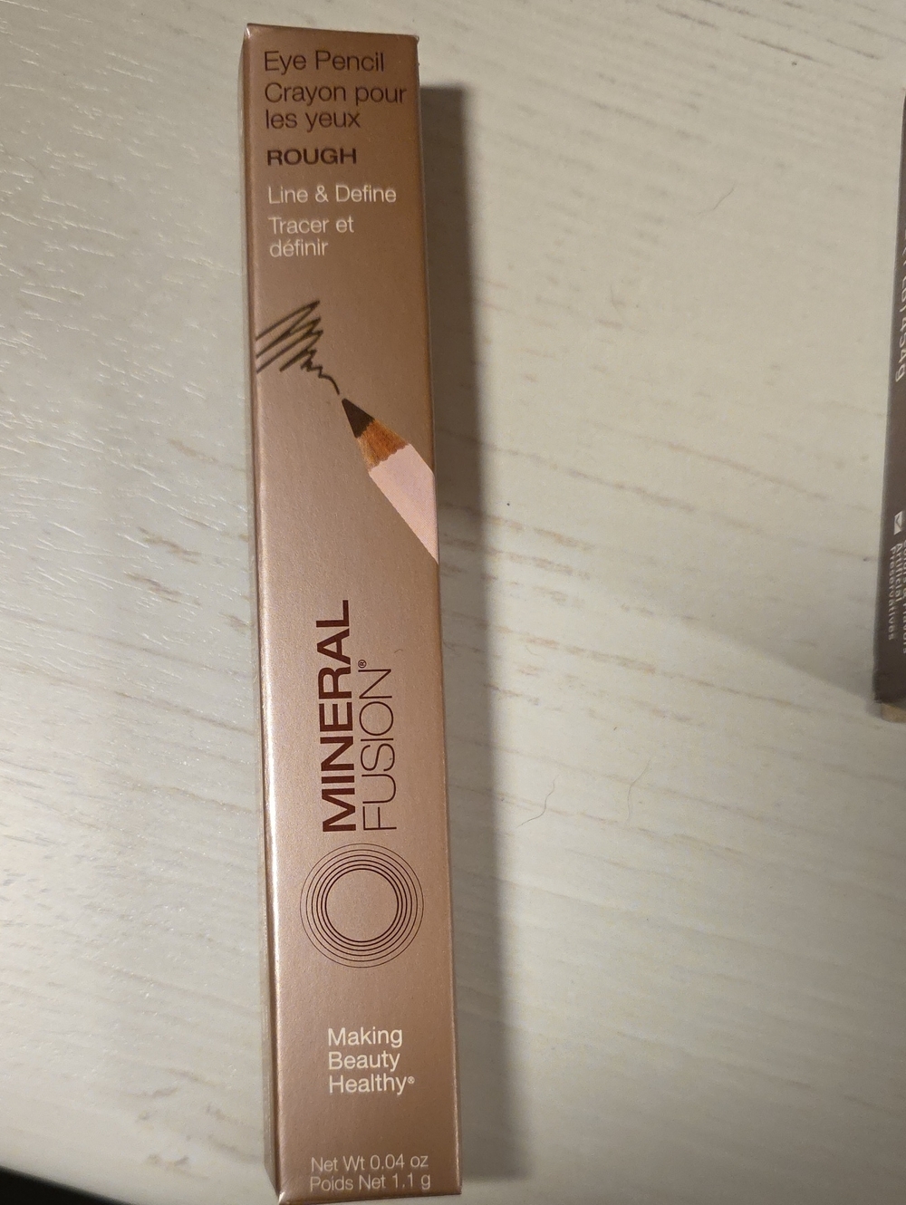 Mineral Fusion Rough Eye Pencil - Brown (Warm Brown Shade)